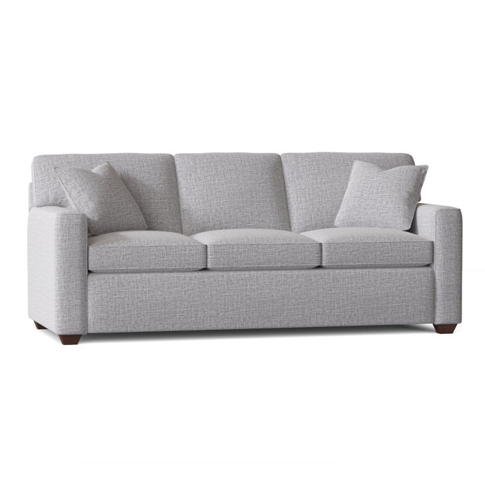 Ebern Designs Lesley 87" Square Arm Sofa Bed with Reversible Cushions
