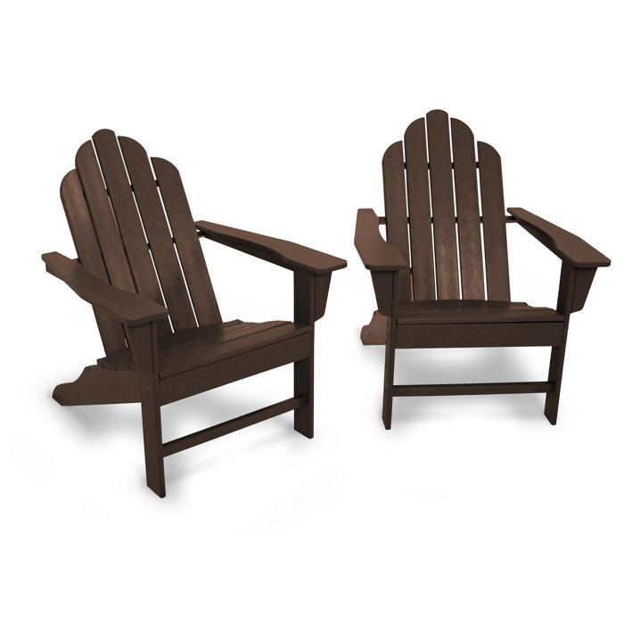 POLYWOOD Long Island Plastic/Resin Adirondack Chair