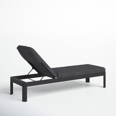 Tracy 74" Long Reclining Single Chaise with Cushions by Joss and Main