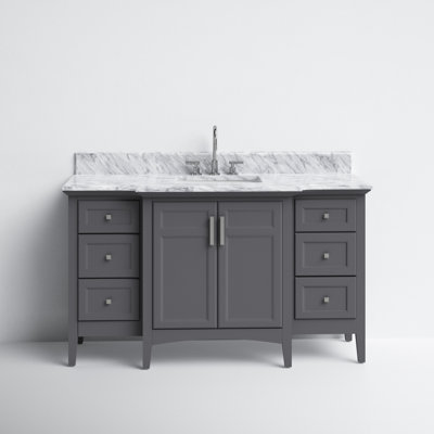 Skyler 60" Single Bathroom Vanity Set by Joss and Main