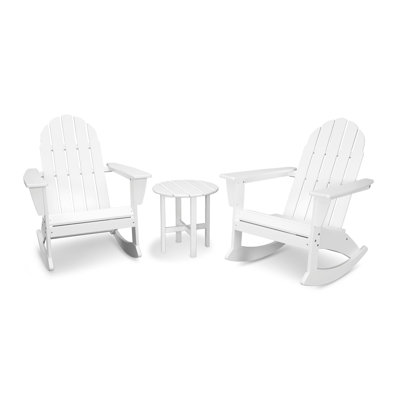 Vineyard Plastic/Resin Rocking Adirondack Chair by POLYWOOD