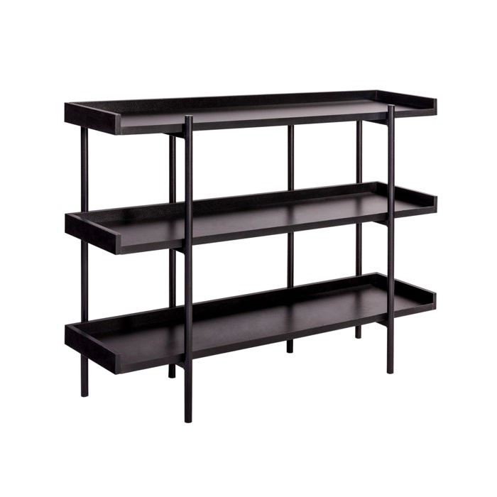 Joss and Main Rylan 36.25" H x 47.25" W Metal Etagere Bookcase