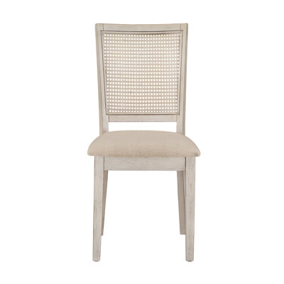 Urbaniak Linen Side Chair by Three Posts