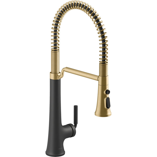 Tone Pull Down Single-Handle Semi-Professional Kitchen Sink Faucet