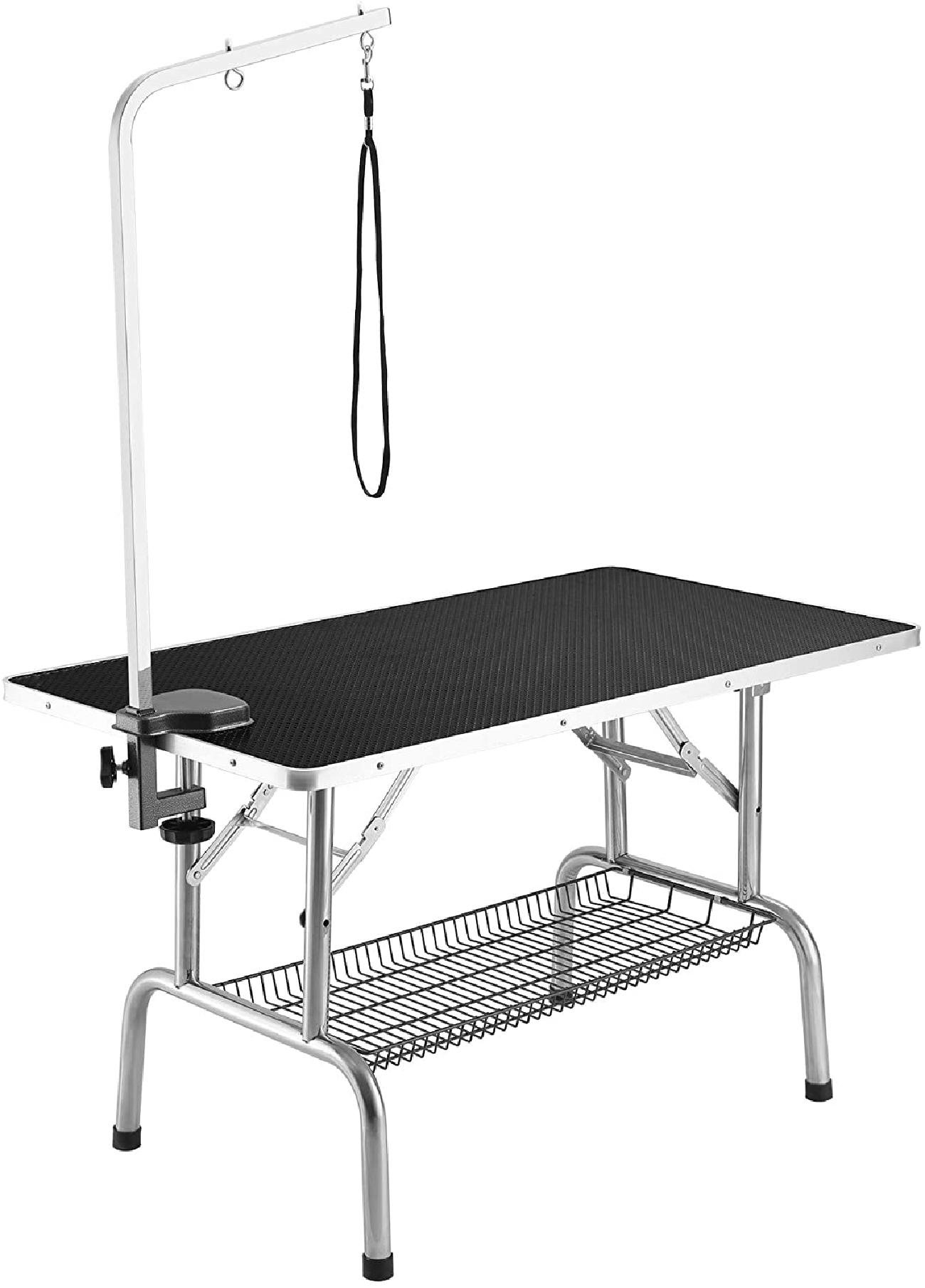 collapsible dog grooming table