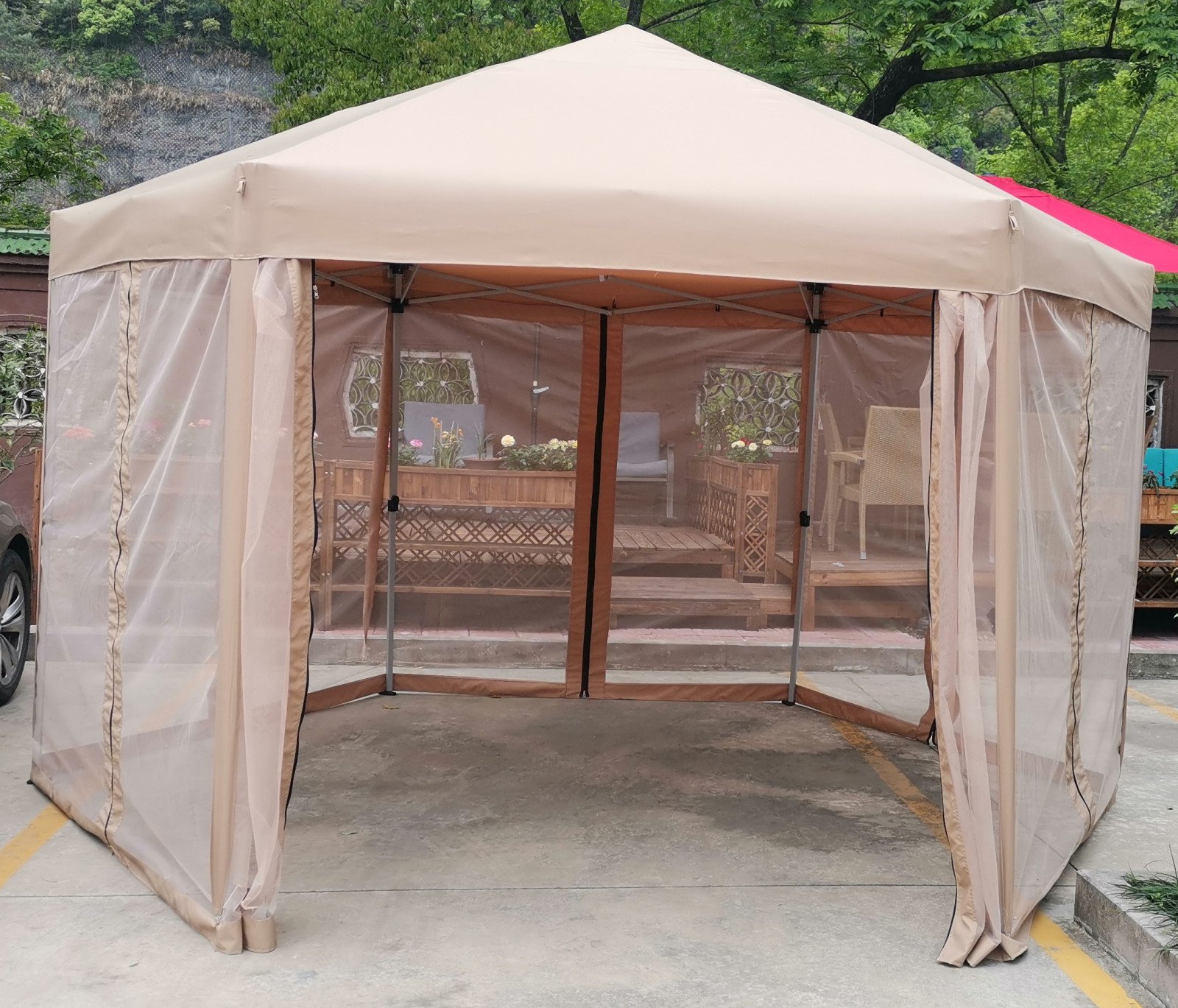 pop up deck canopy