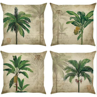palm tree pillow cases