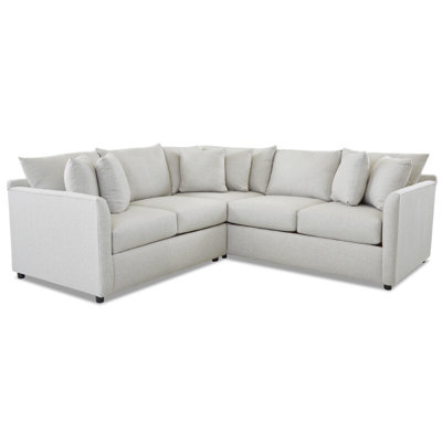 Cecelia 95" Wide Corner Sectional by Wayfair Custom Upholstery