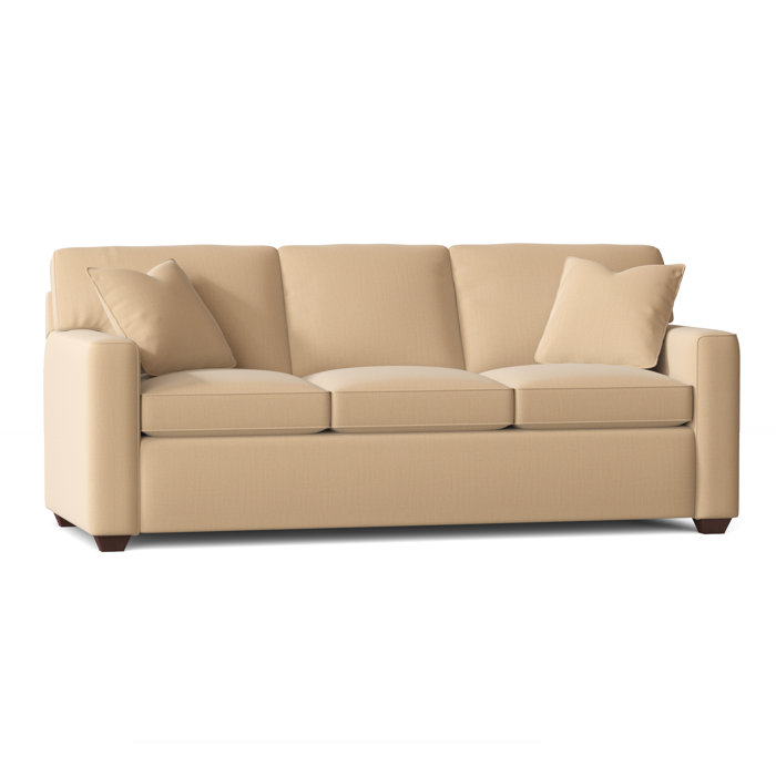 Ebern Designs Lesley 87" Square Arm Sofa Bed with Reversible Cushions