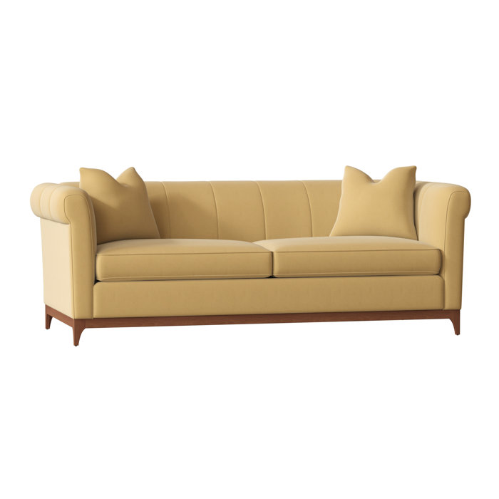 Wade Logan Steffens 89" Rolled Arm Sofa