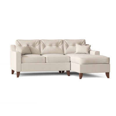 Anastasia 87" Wide Sofa & Chaise by Wayfair Custom Upholstery