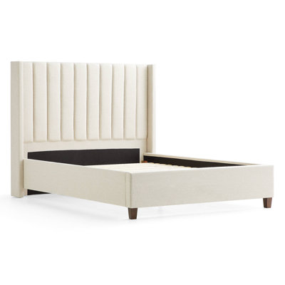 Adaliene Solid Wood Upholstered Low Profile Platform Bed by Latitude Run