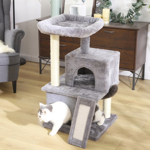 cat tree already assembled