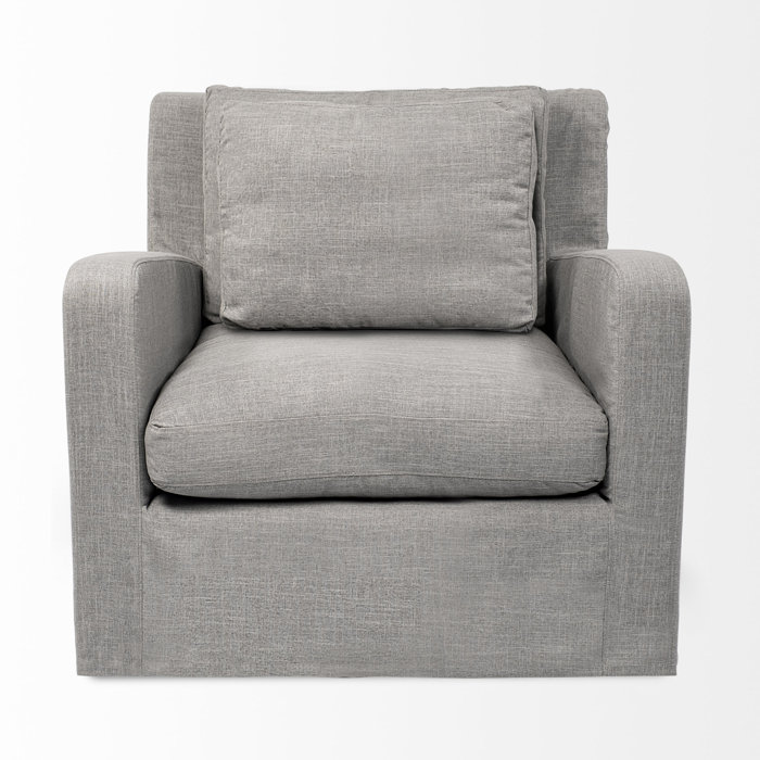 Joss and Main Neston 97.79Cm Wide Cotton Club Chair