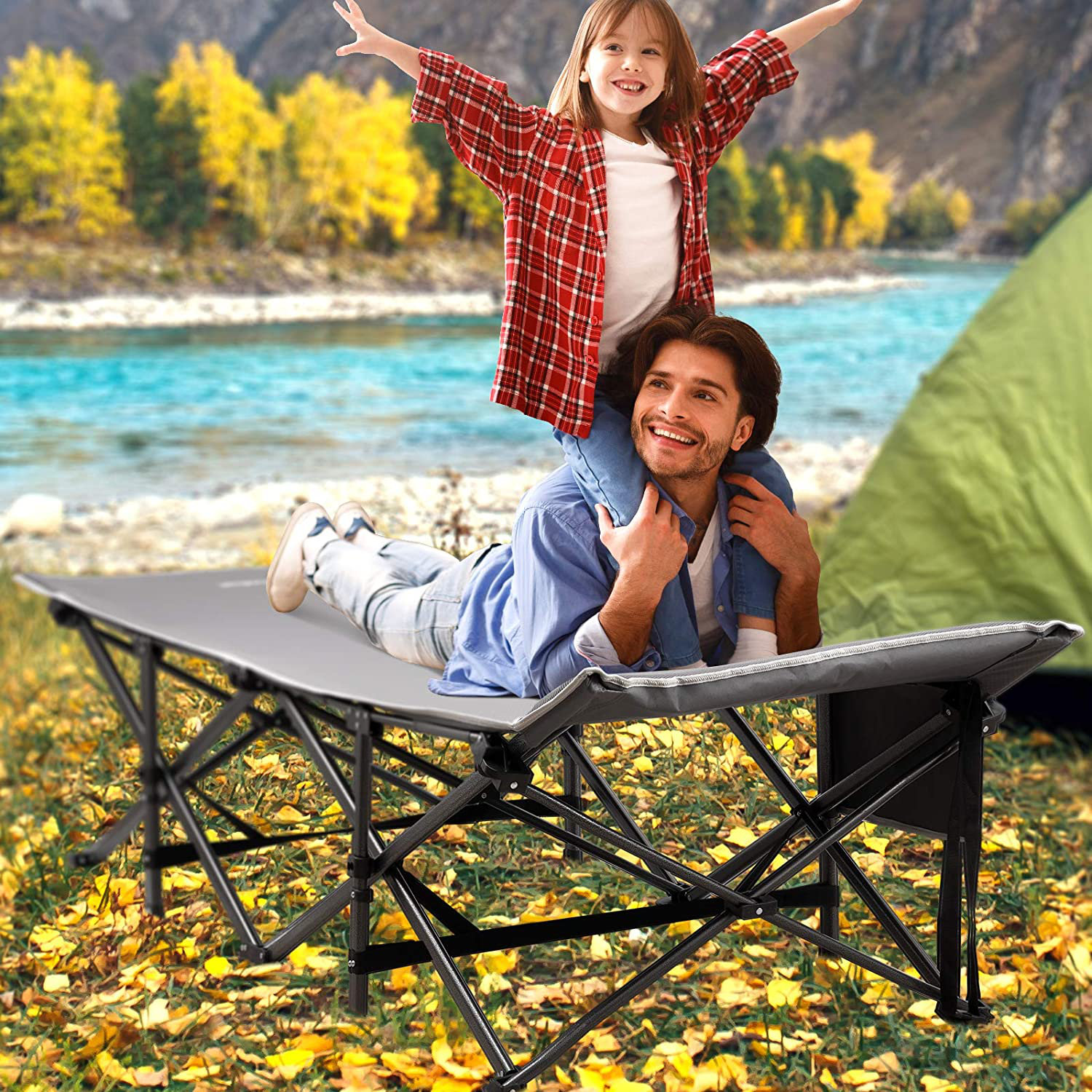 extra wide camping cot