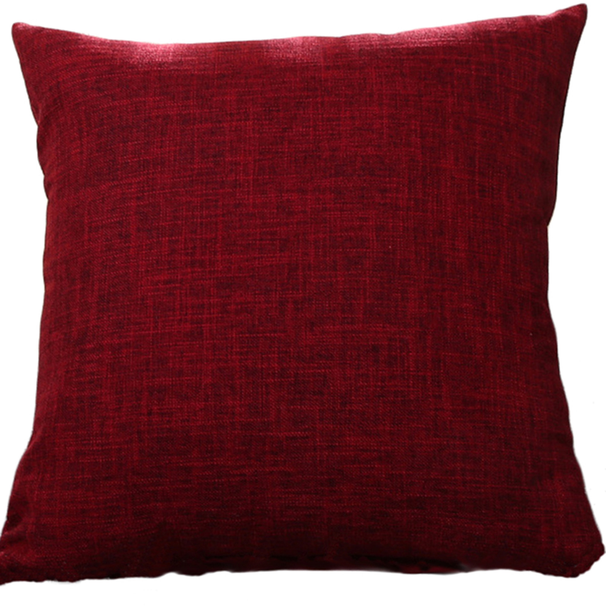 dark red pillow cases