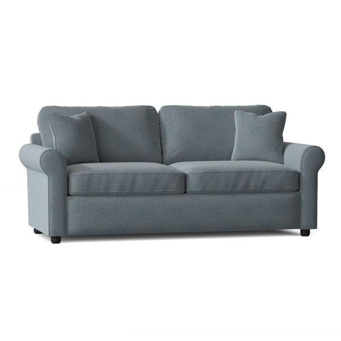 Lark Manor Antoinette 82" Rolled Arm Sofa Bed Slipcovered