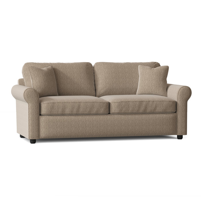Lark Manor Antoinette 82" Rolled Arm Sofa Bed Slipcovered