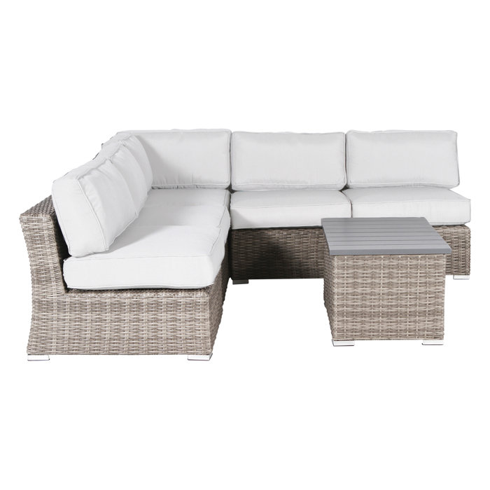 Joss and Main Deandra 6 Piece Sectional Seating Group with Cushions