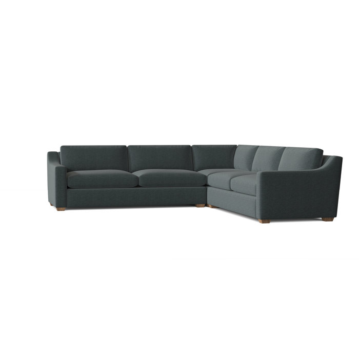 Joss and Main Melanie 133" Wide Symmetrical Corner Sectional