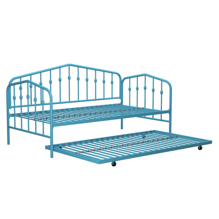 Novogratz Bushwick Twin Metal Daybed with Trundle