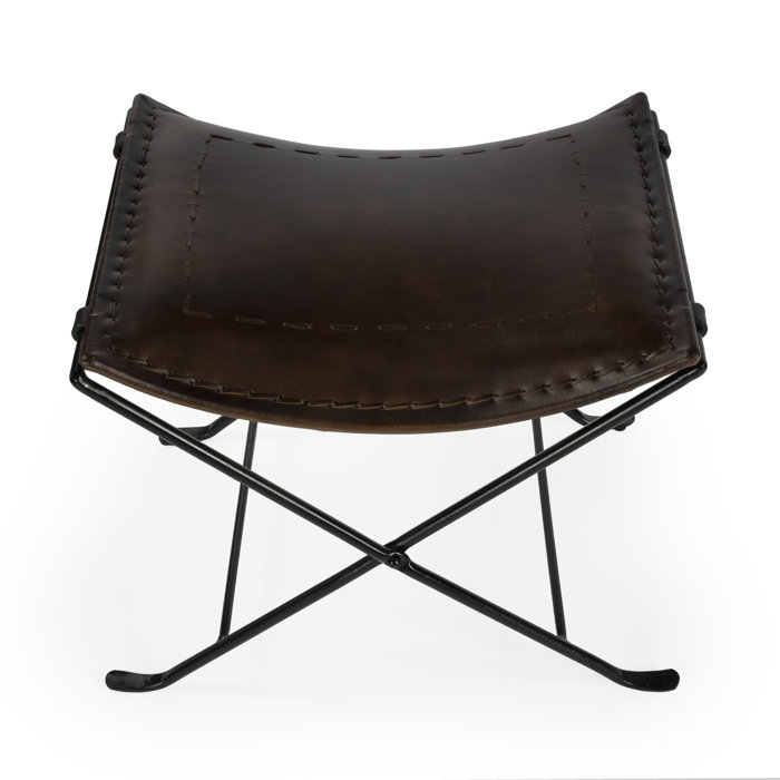 Joss and Main Sanford 16" Wide Round Pouf Ottoman