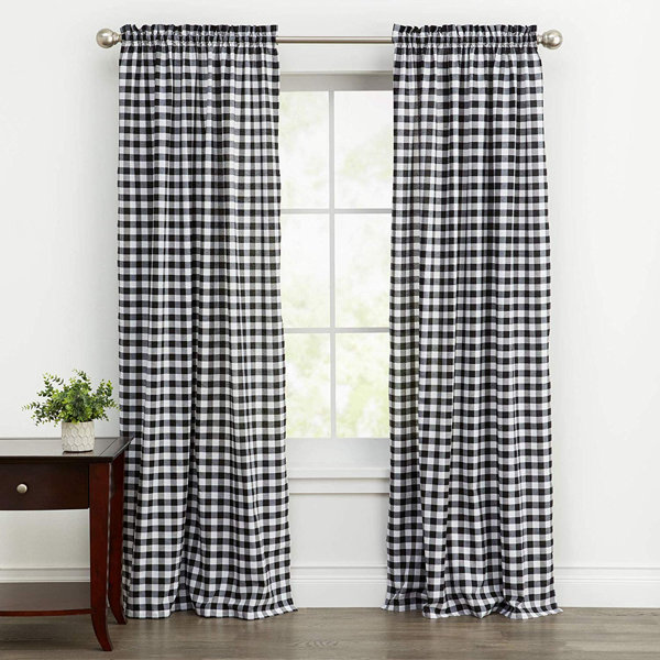 Gingham Curtains | Wayfair
