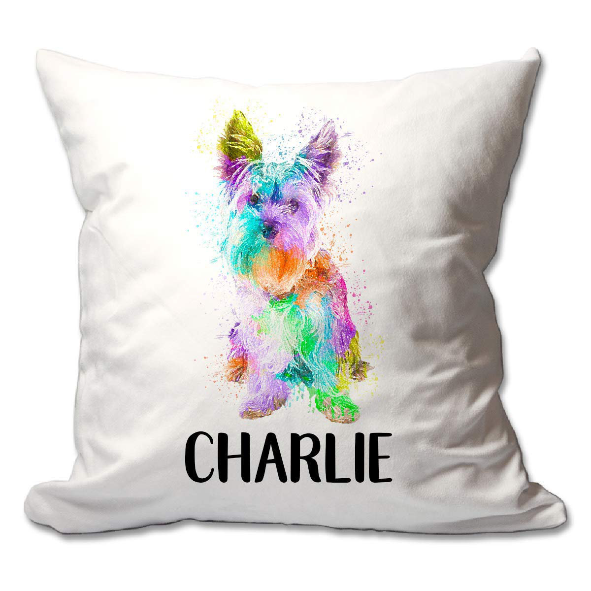 yorkie throw pillows