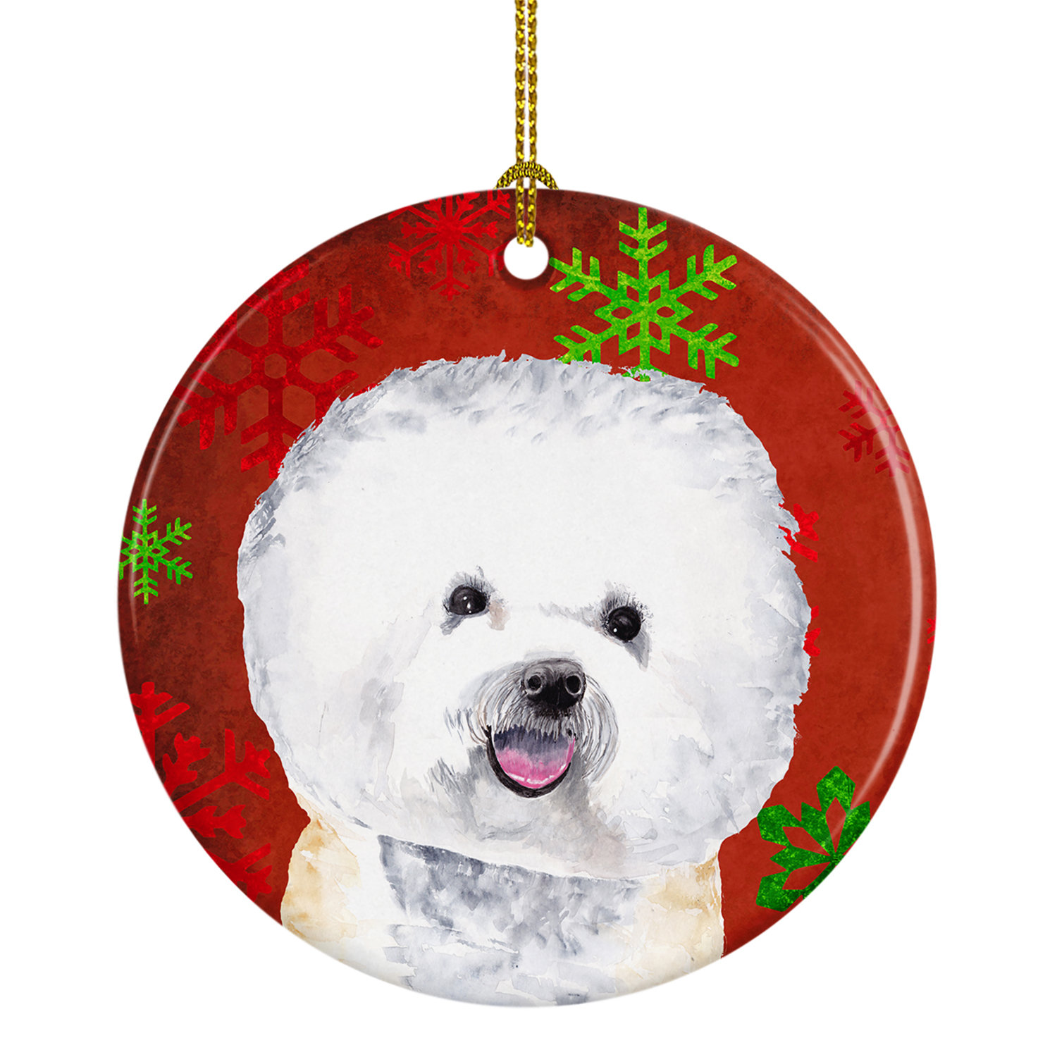bichon ornament
