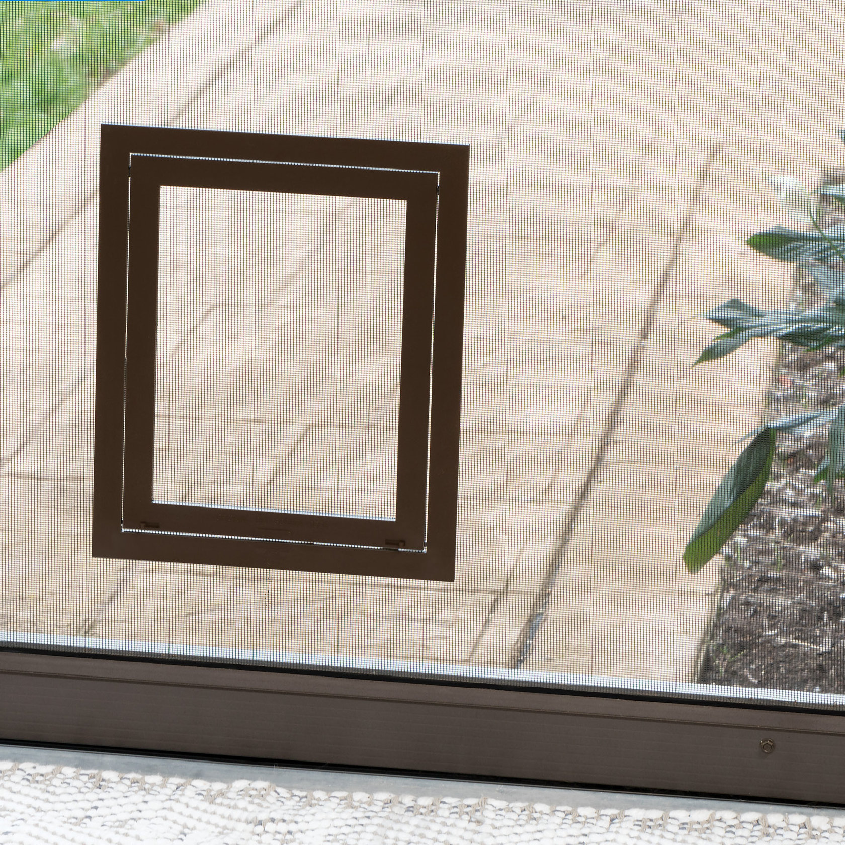 large pet screen door