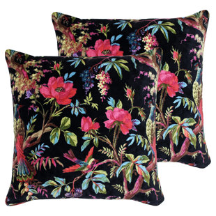 large floral cushions