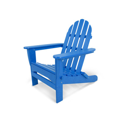 Classic Adirondack Wood Folding Adirondack Chair by POLYWOOD