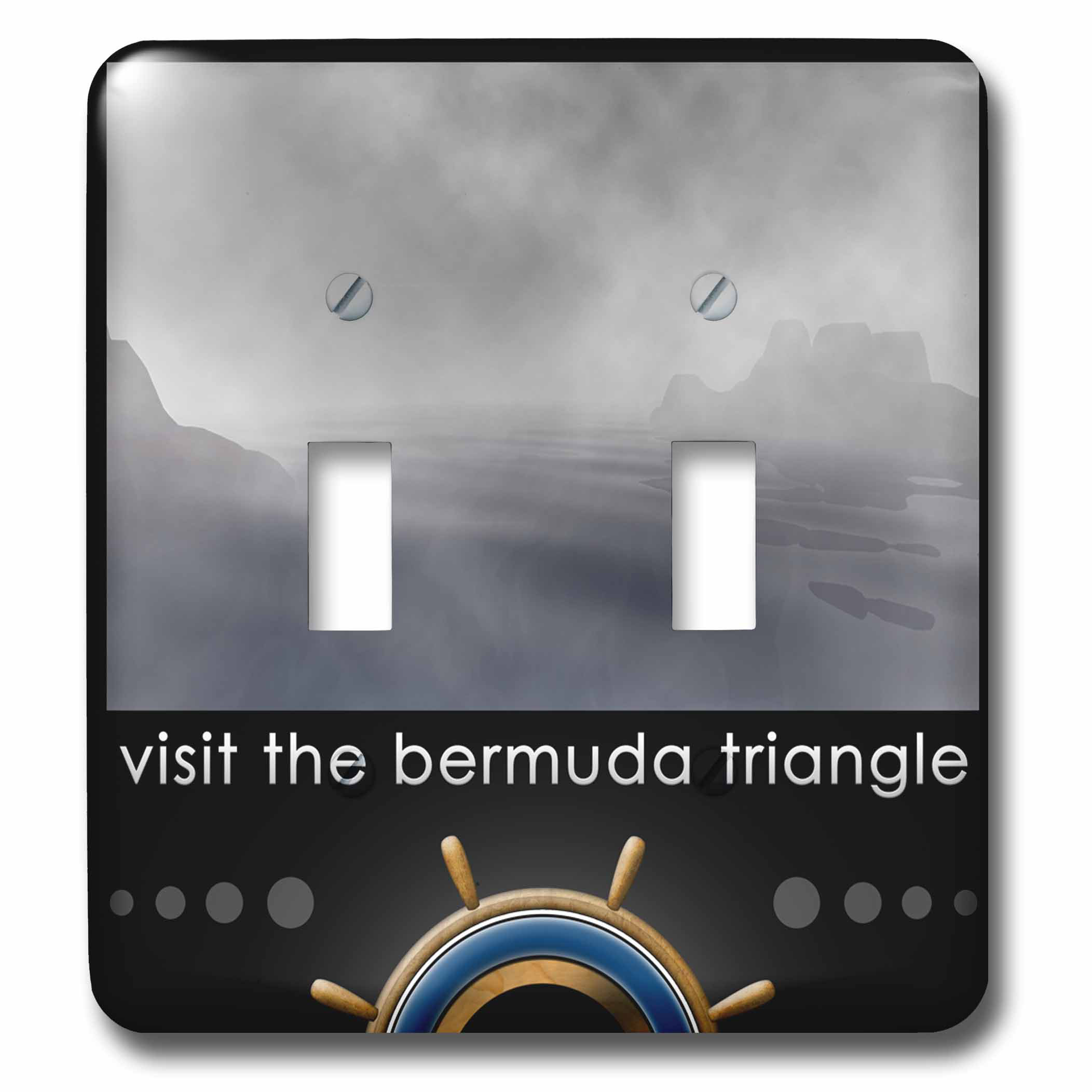 3dRose lsp_18426_2 Triangle Mock Travel Advertisement Highlighting Boat Trips to Bermuda Toggle Switch 3dRose lsp_18426_2 Triangle Mock Travel Advertisement Highlighting Boat Trips to Bermuda Toggle Switch