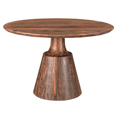 Thorger Sheesham Solid Wood Dining Table by Millwood Pines