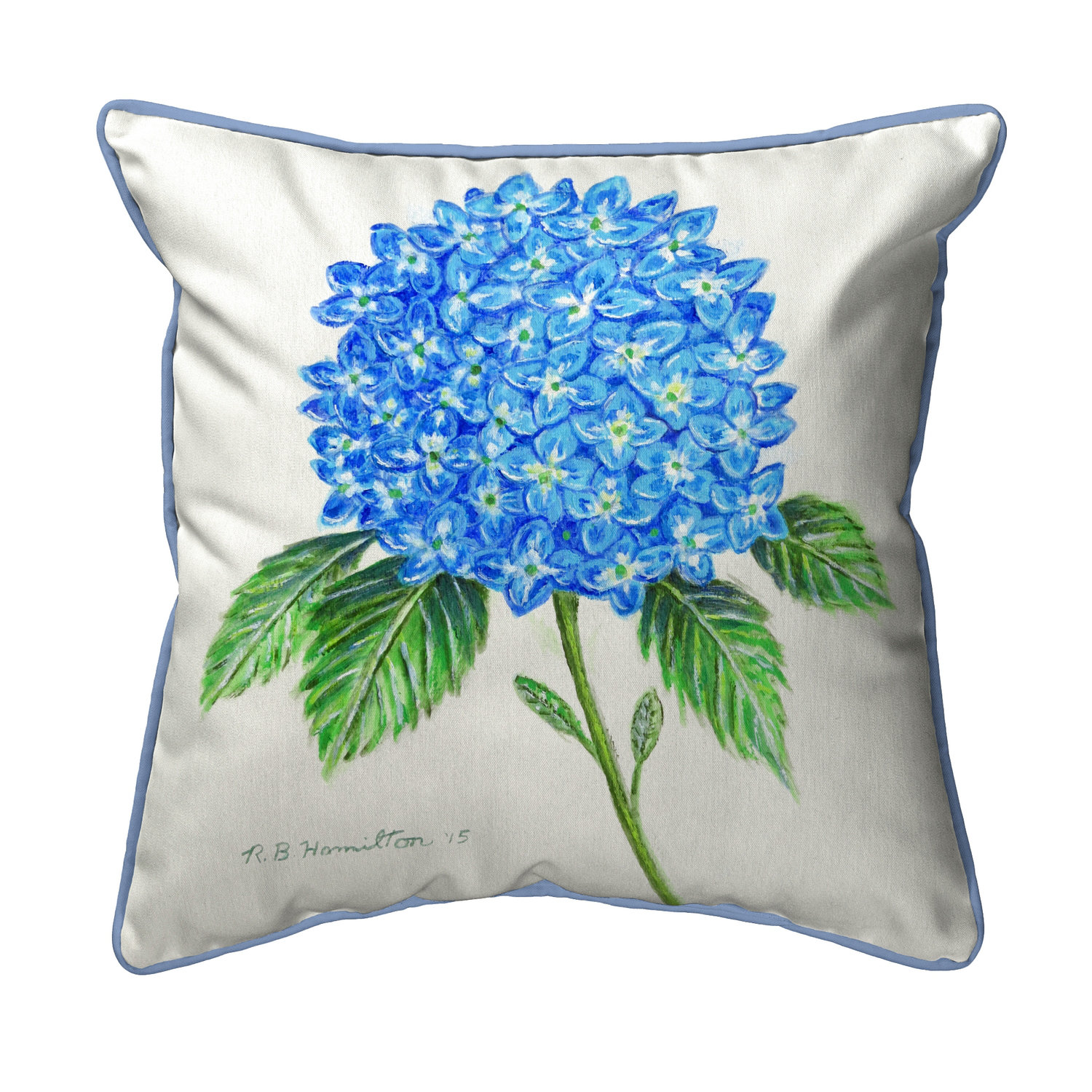 hydrangea throw pillows