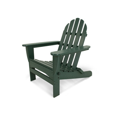 Classic Adirondack Wood Folding Adirondack Chair by POLYWOOD