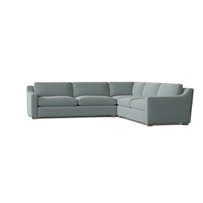 Joss and Main Melanie 133" Wide Symmetrical Corner Sectional
