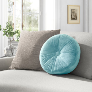 blue green sofa pillows