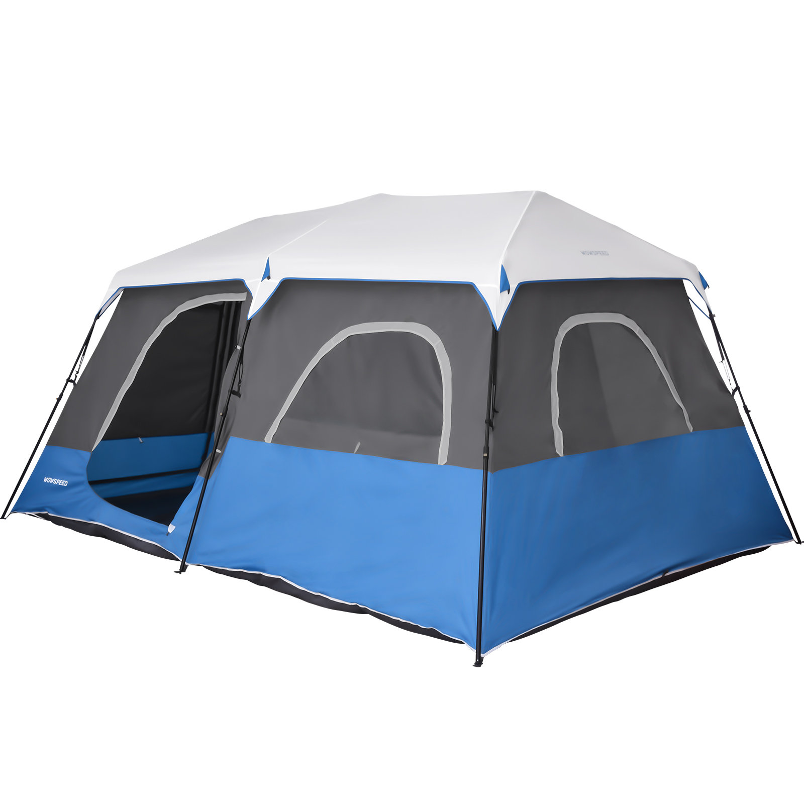 Houssem Pop Up Tent Camping Hiking Tent 6 8 People Waterproof Automatic Outdoor Instant Wayfair