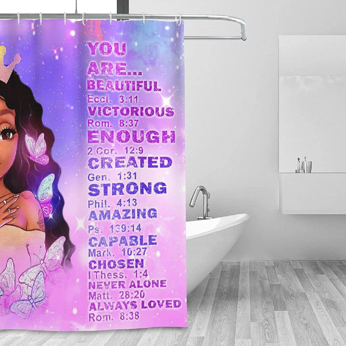 African Style Shower Curtain Set 72x72" 12Hooks or Bathroom Mat Fabric Decor New 