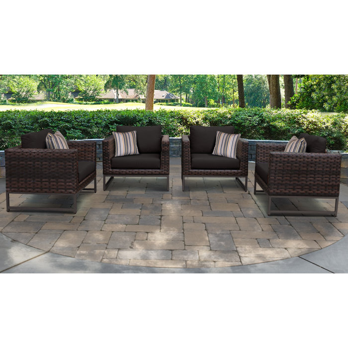 Joss and Main Nauvoo Patio Chair with Cushions