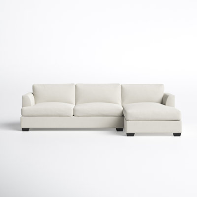 Gerard 128" Wide Down Cushion Sofa & Chaise by Joss and Main