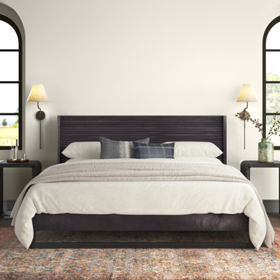 Archibald King Solid Wood Low Profile Platform Bed by Joss and Main