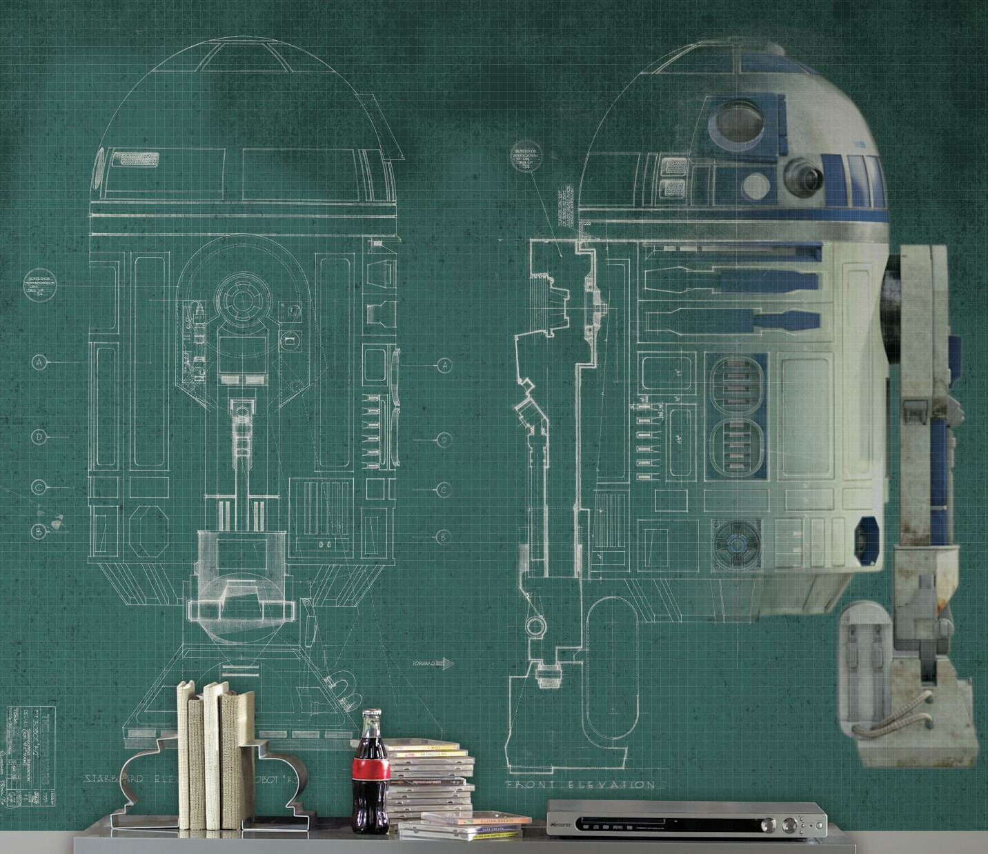 Room Mates Star Wars R2 D2 Wall Mural Reviews Wayfair