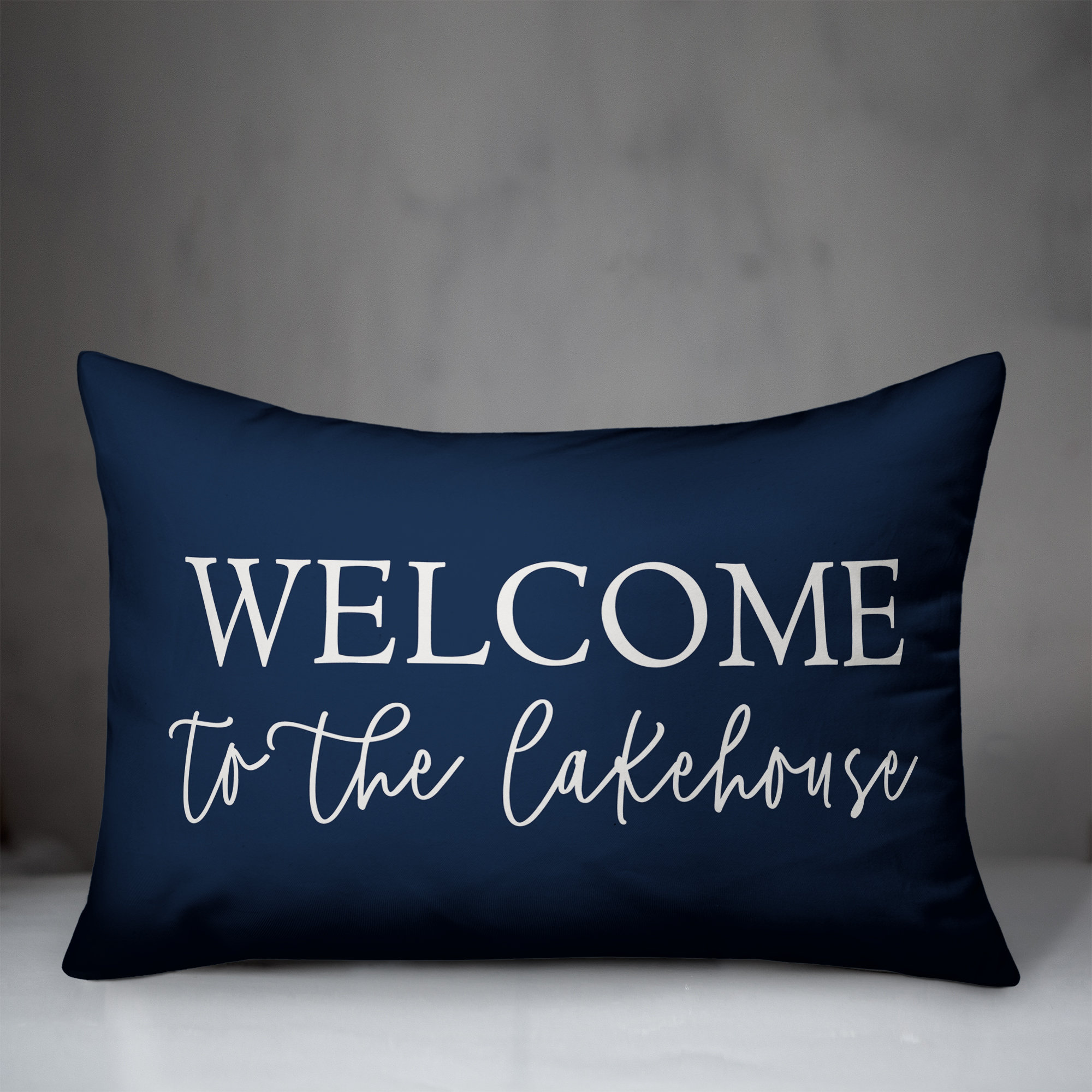 outdoor welcome pillow