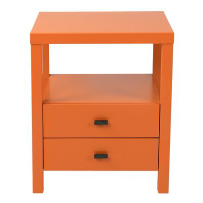 Leflore 2 - Drawer Solid Wood Nightstand by Hashtag Home