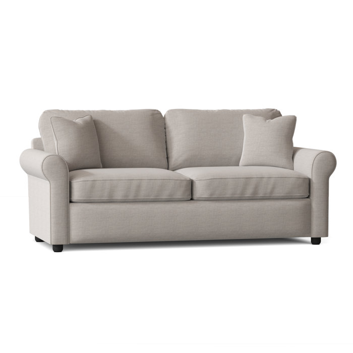 Lark Manor Antoinette 82" Rolled Arm Sofa Bed Slipcovered