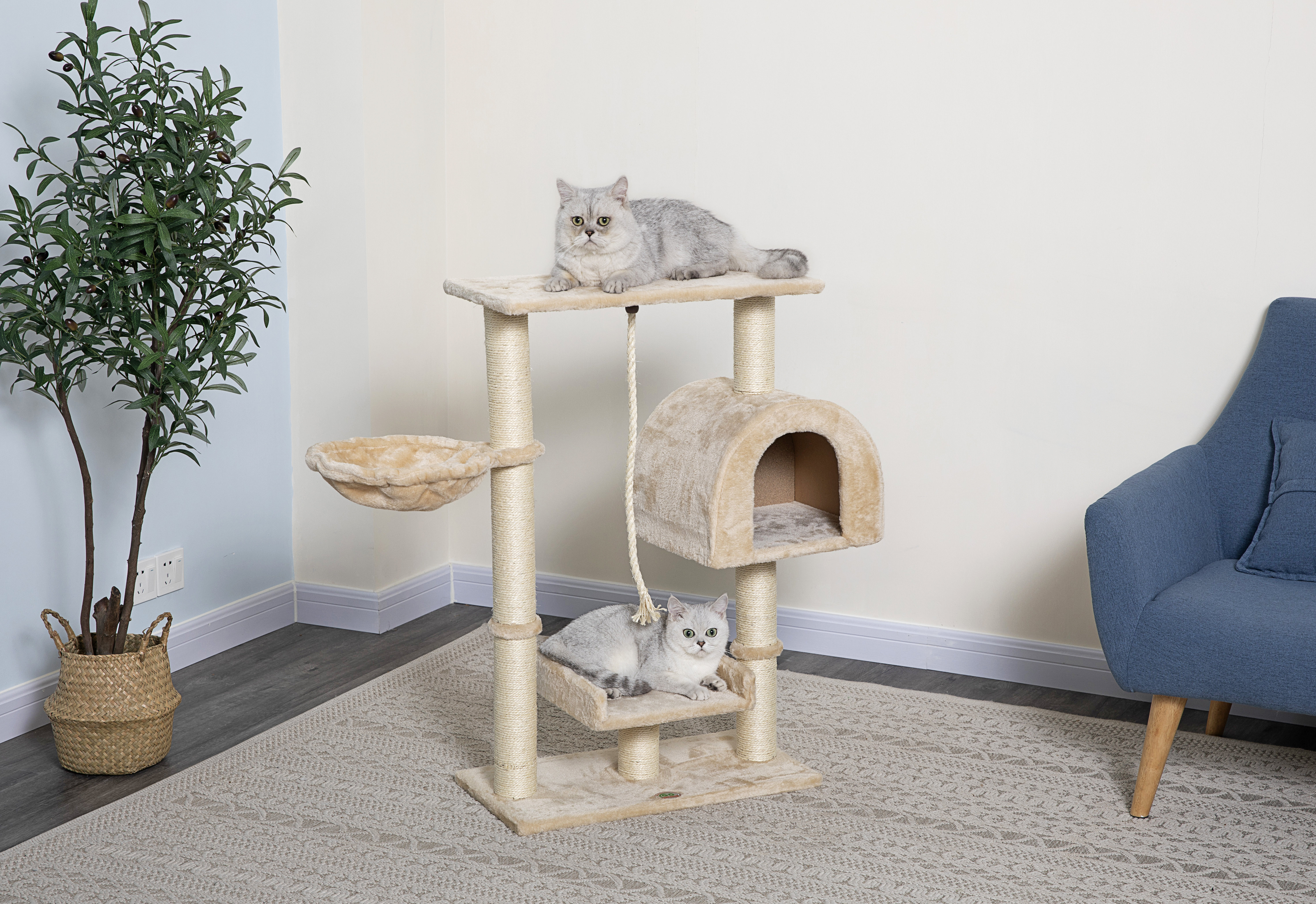 great and small cat tree