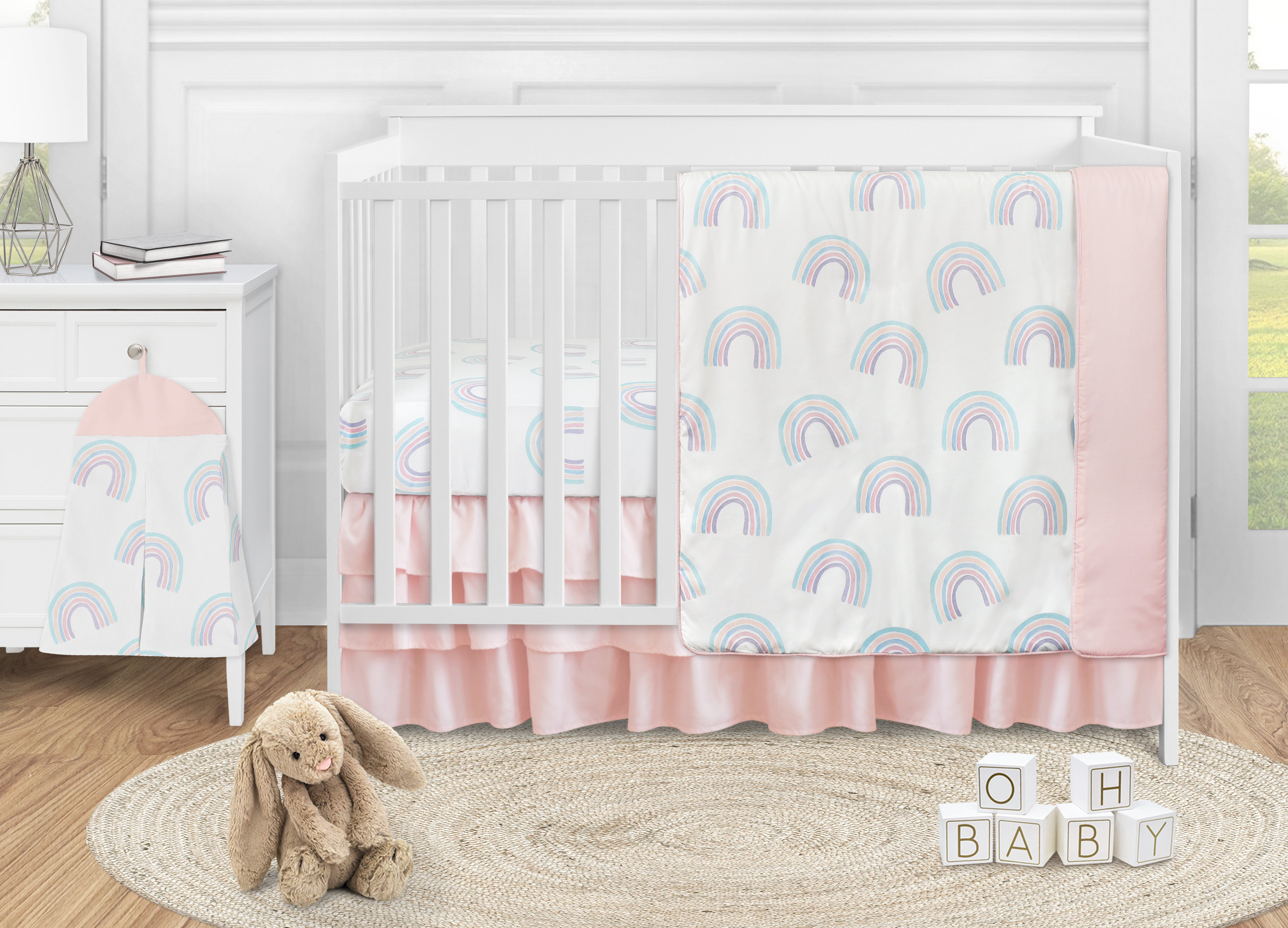 bright cot bedding