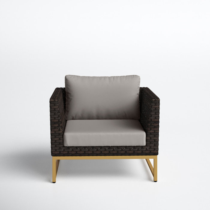 Joss and Main Patio Chair with Cushions